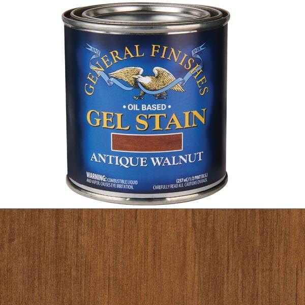 Gel Stain - Oil Based - Color:Antique Walnut - Size:8-oz